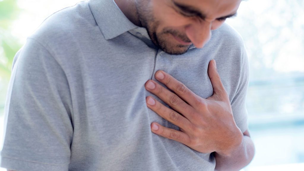 Why do my left chest pain after shortness of breath?